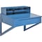 Global Industrial Shop Desk Wall Mount, 34-1/2W x 30D x 32-1/2H, Blue 634177BL - alternate 1